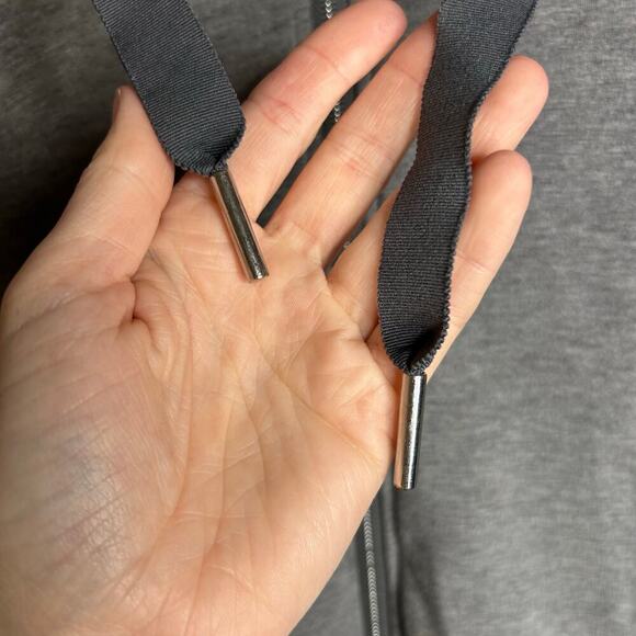 Athleta Balance Full Zip Up Hoodie Sweatshirt Women’s 1X Gray Athleisure Workout - Picture 7 of 11